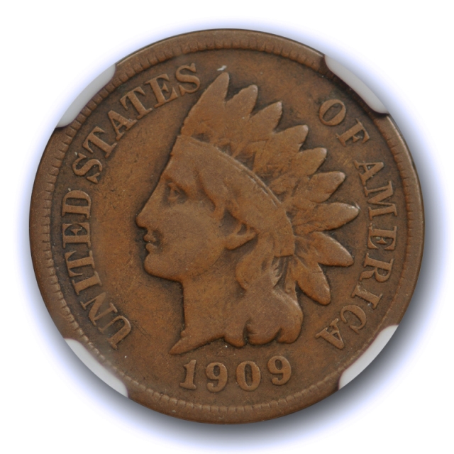 1909 S 1c Indian Head Cent NGC F 12 Fine San Francisco Mint Key Date San Fran Tough