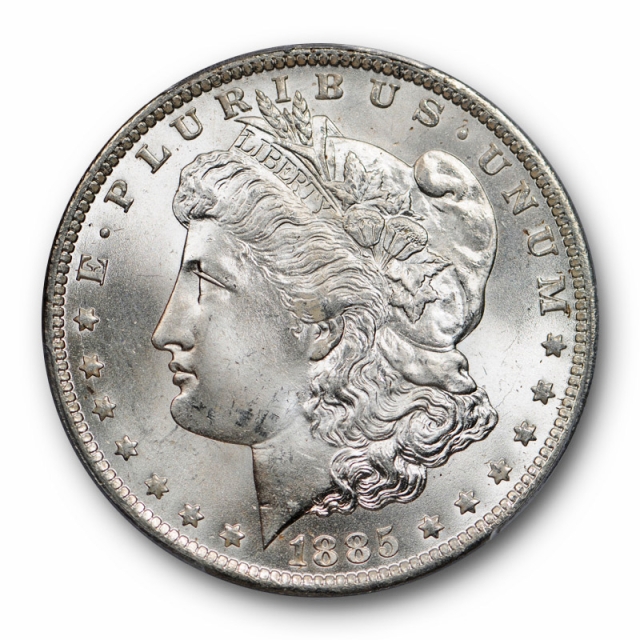 1885 O $1 Morgan Dollar PCGS MS 66 Uncirculated Blast White Lustrous 