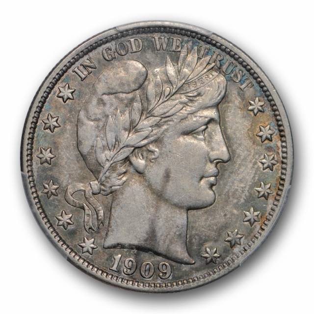 1909 S 50C Barber Half Dollar PCGS XF 40 Extra Fine Better Date San Francisco Mint
