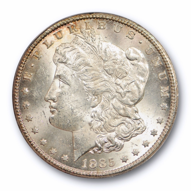 1885 CC $1 Morgan Dollar ANACS MS 62 Uncirculated Carson City Mint Original 